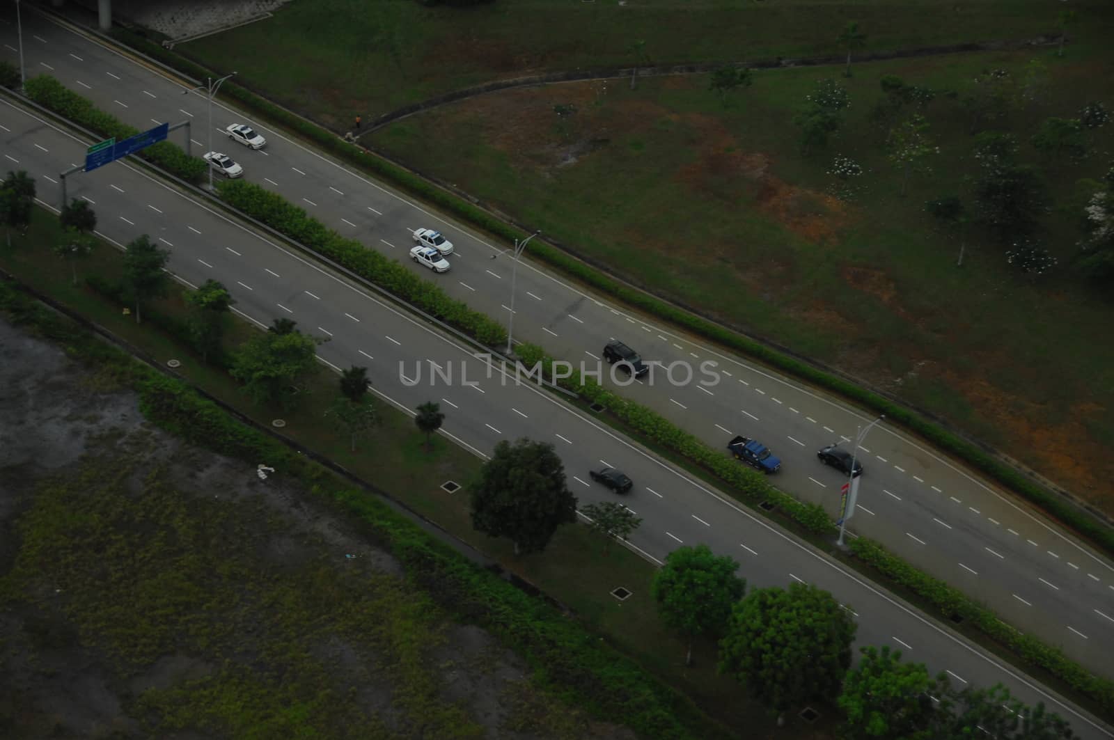 Aerial view of a buildings