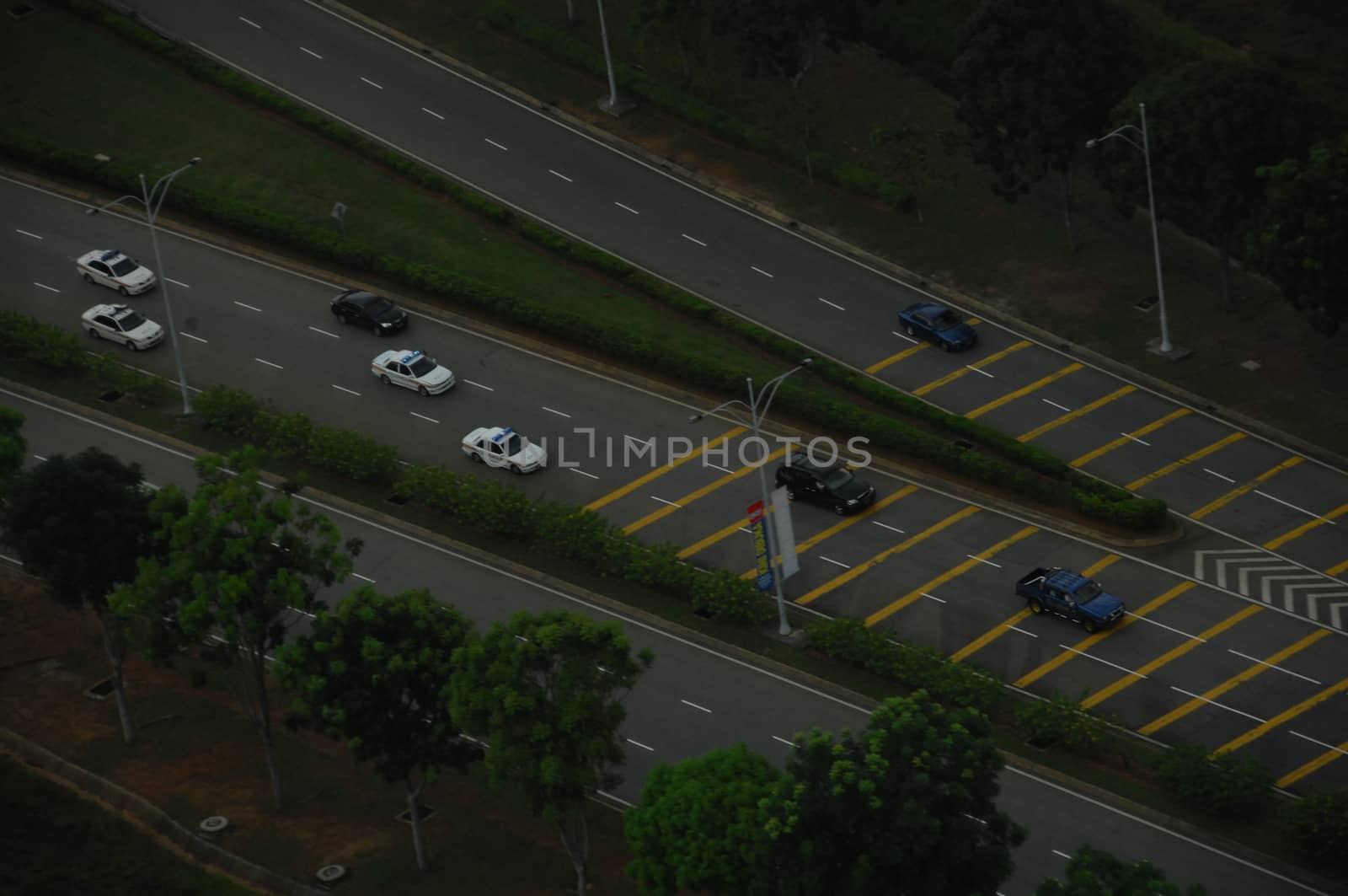 Aerial view of a buildings