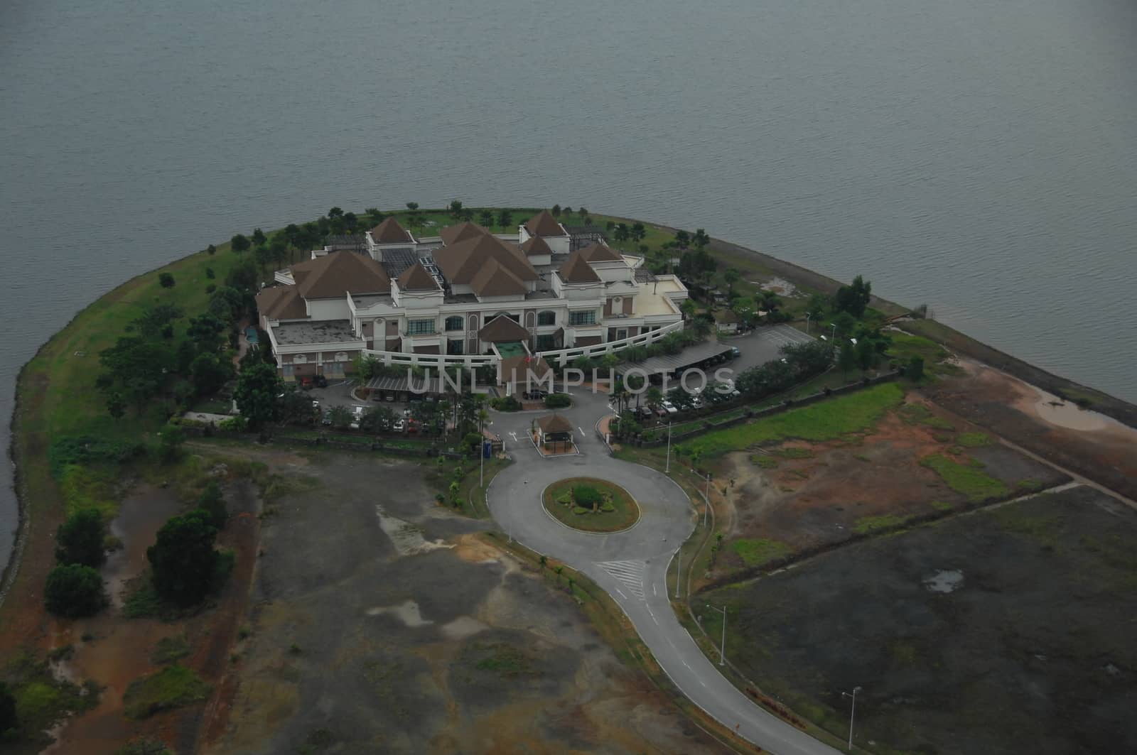 Aerial view of a buildings