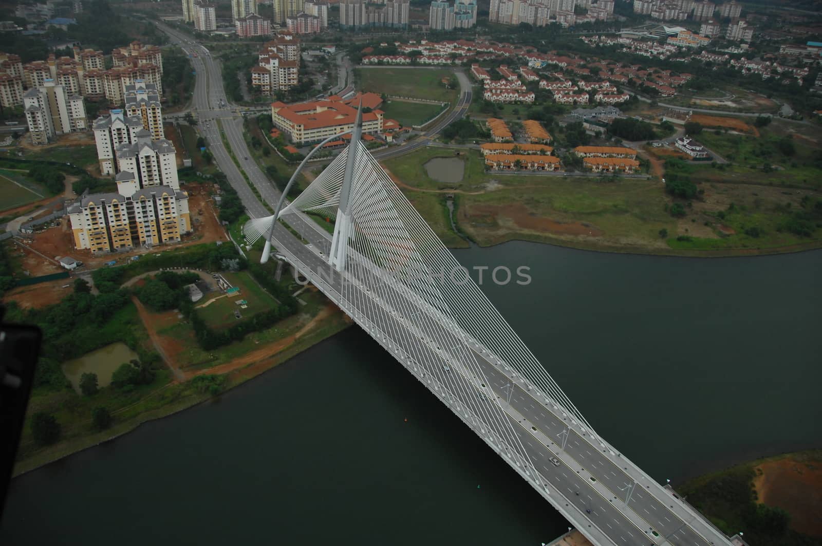 Aerial view of a buildings