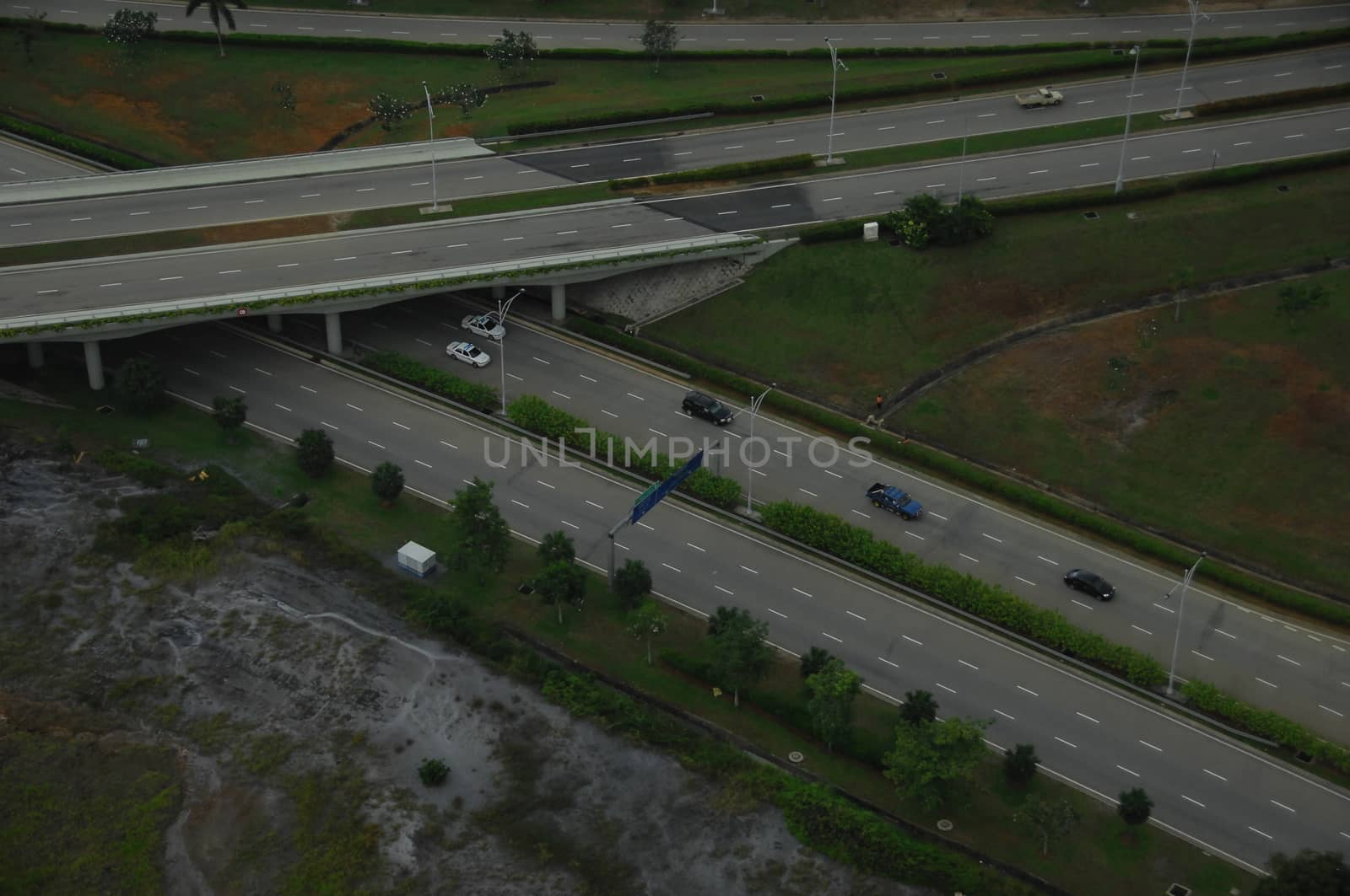 Aerial view of a buildings