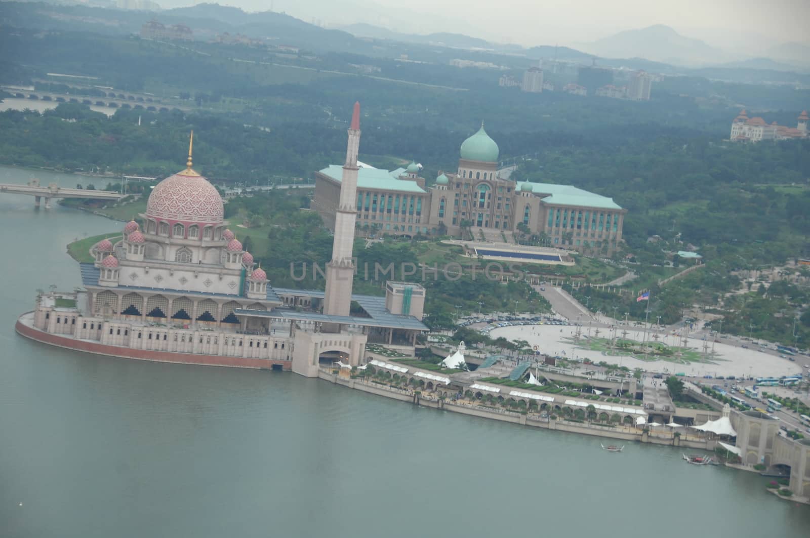 Aerial view of a buildings