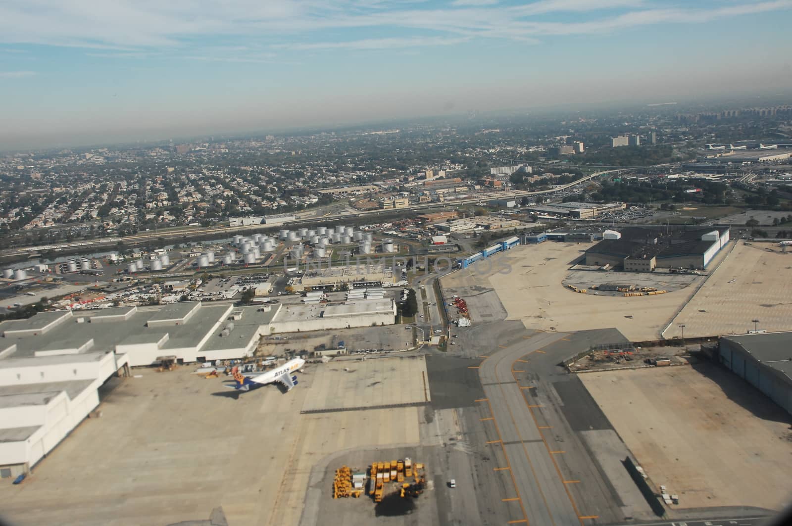 Aerial view of a buildings