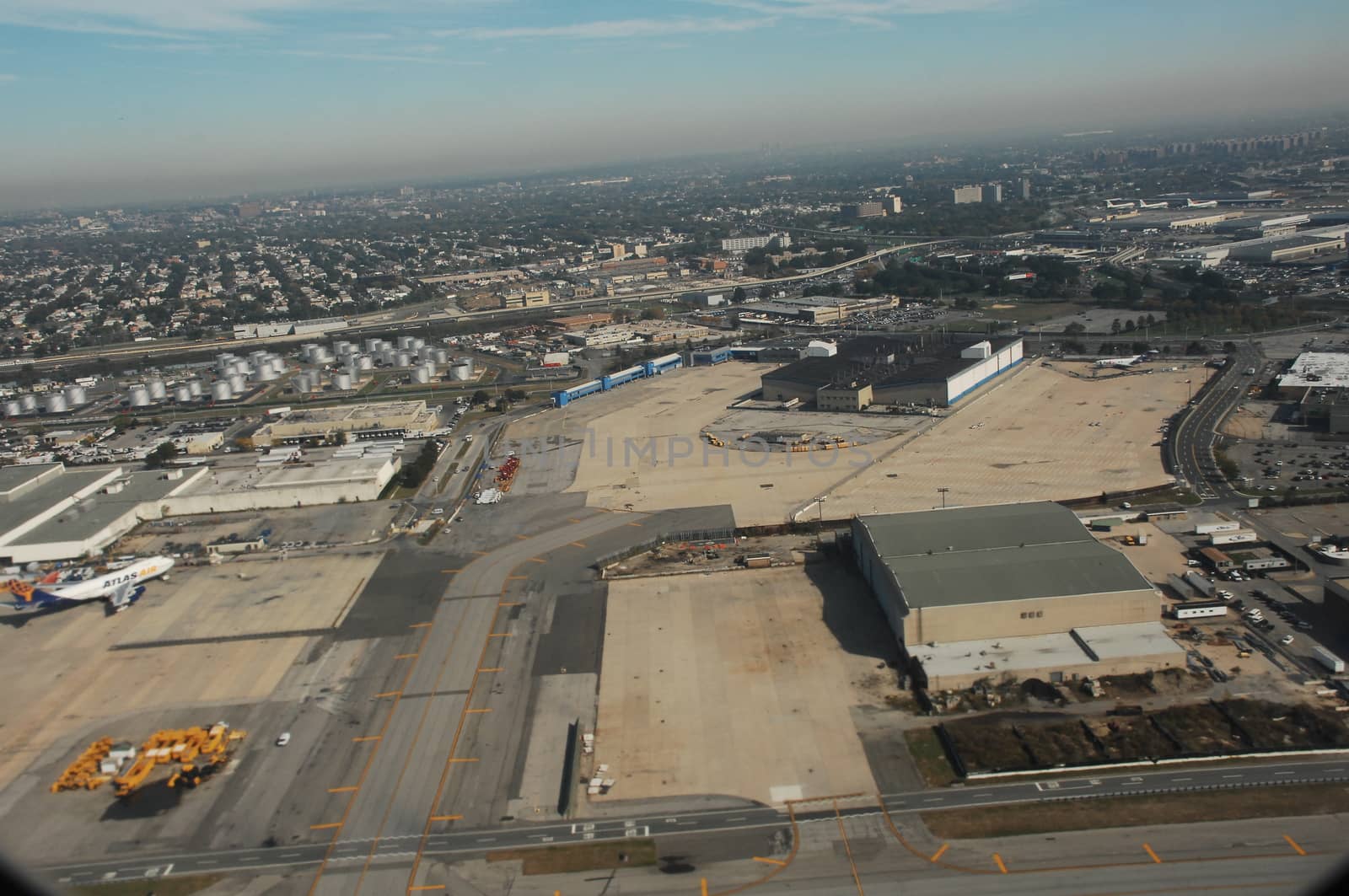 Aerial view of a buildings