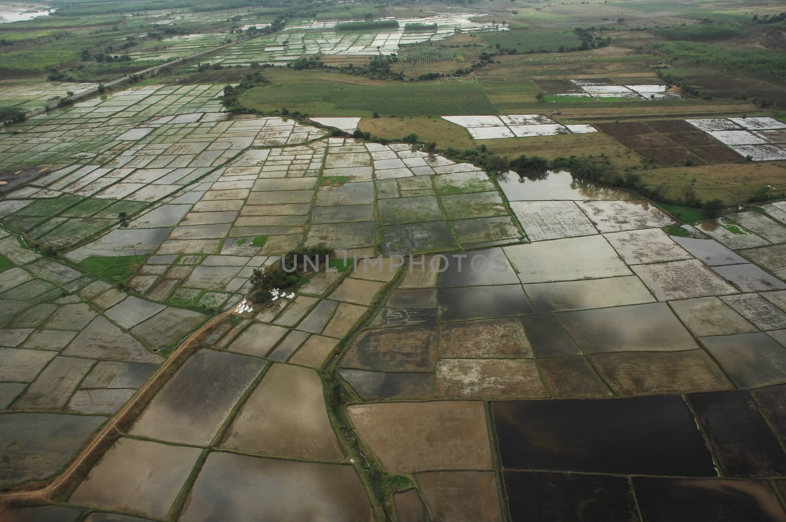 Aerial view of a buildings