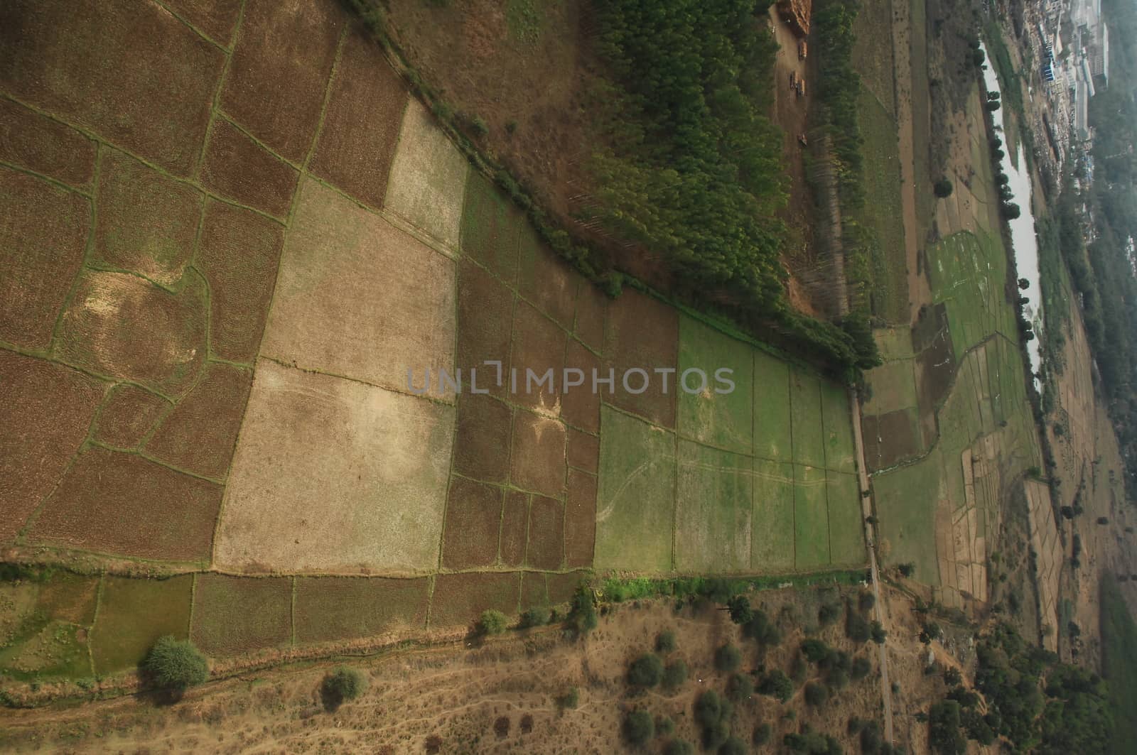 Aerial view of a buildings