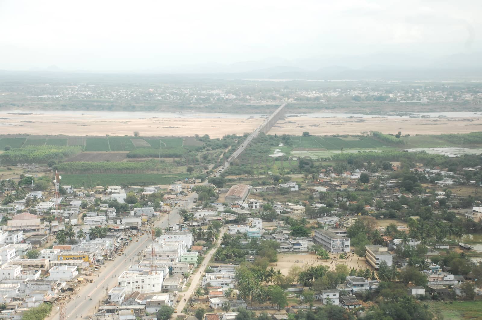 Aerial view of a buildings