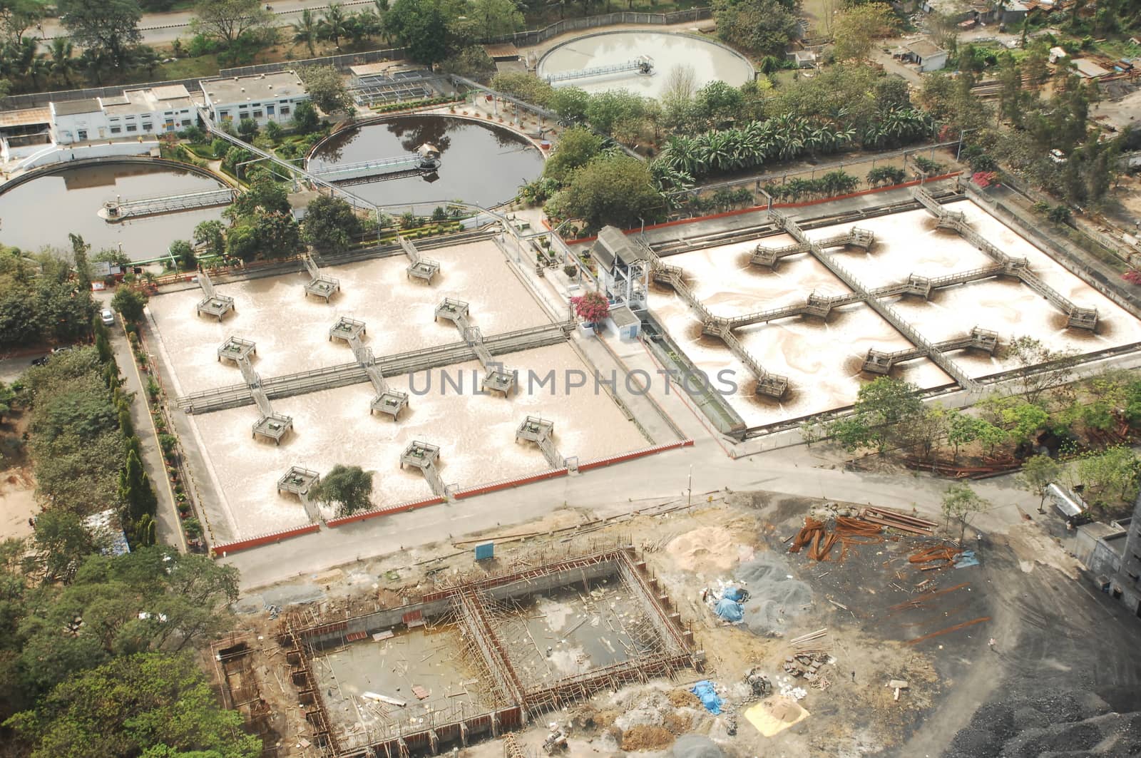 Aerial view of a buildings