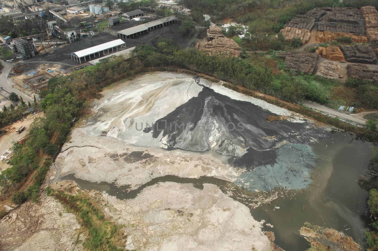 Aerial view of a buildings