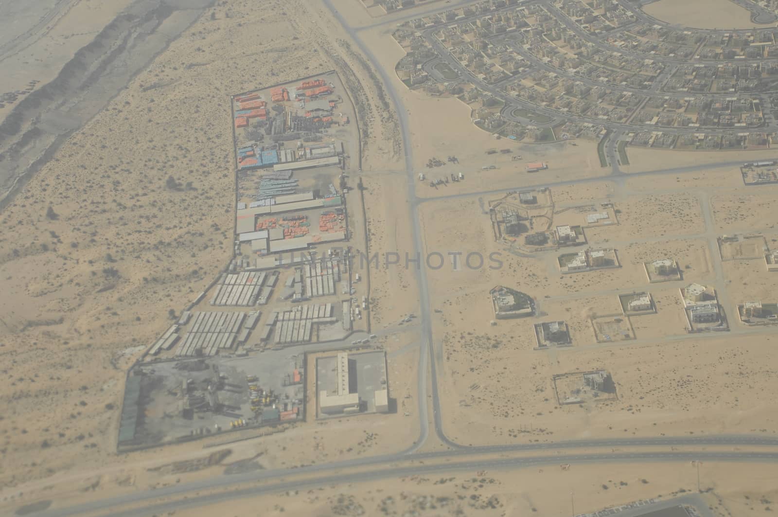 Aerial view of a buildings
