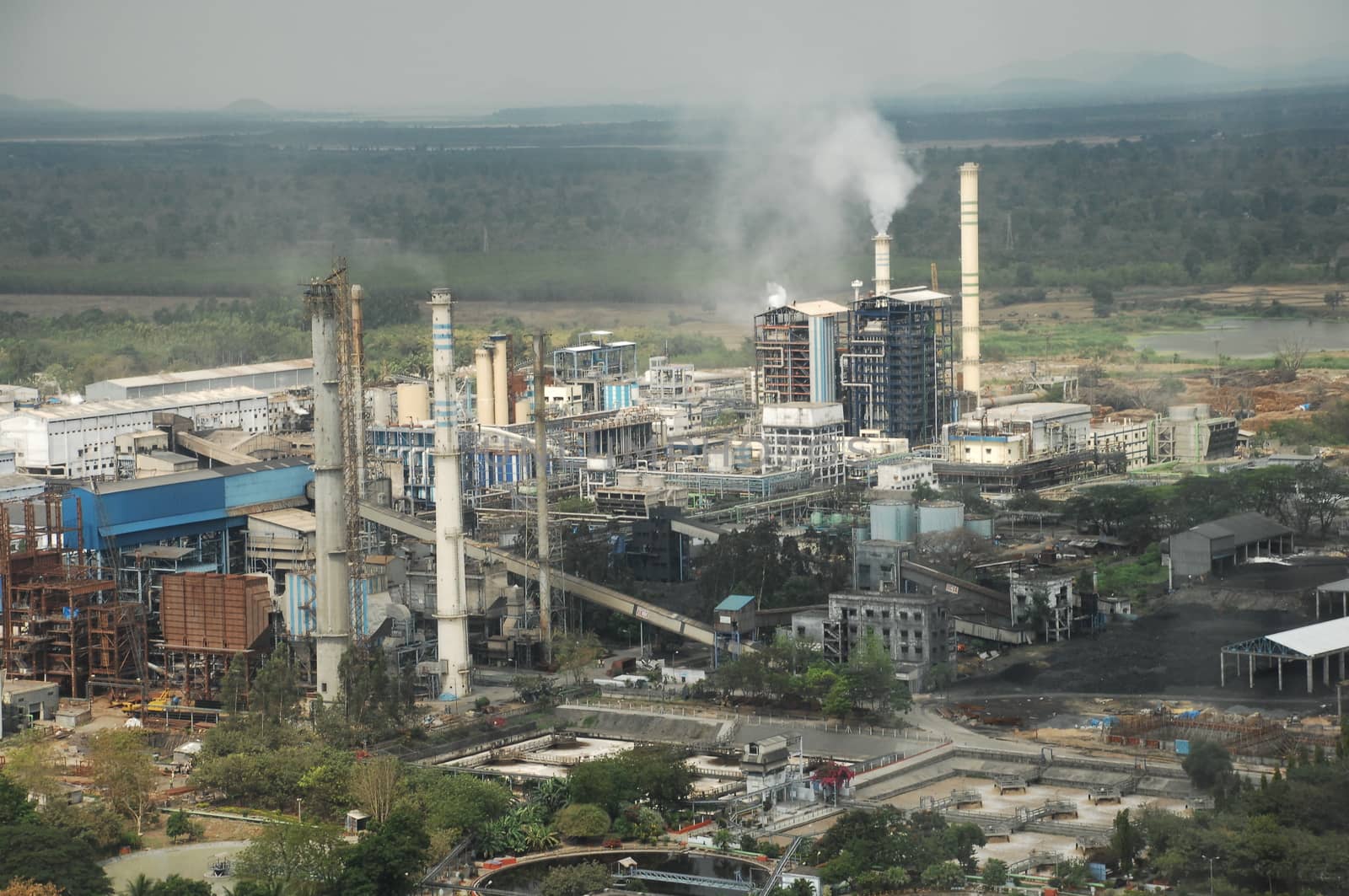 Aerial view of a buildings