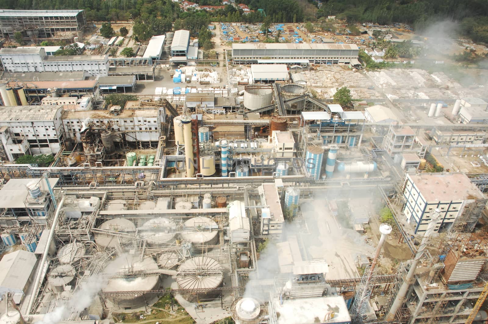 Aerial view of a buildings
