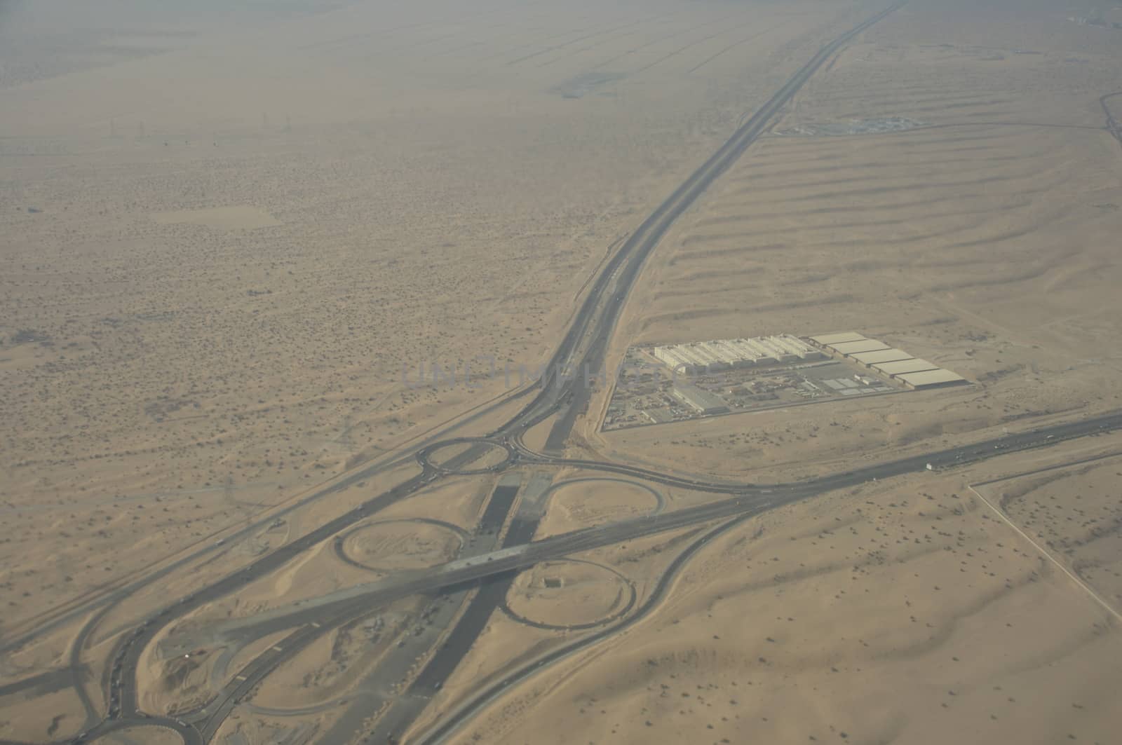 Aerial view of a buildings