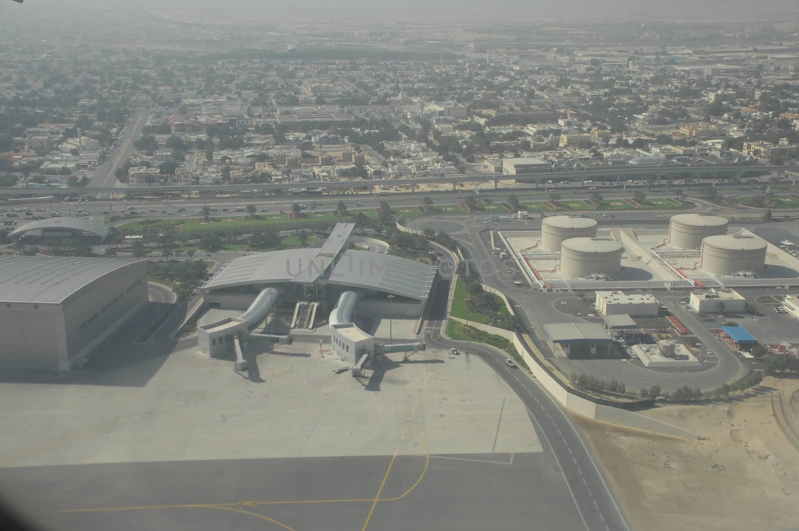 Aerial view of a buildings