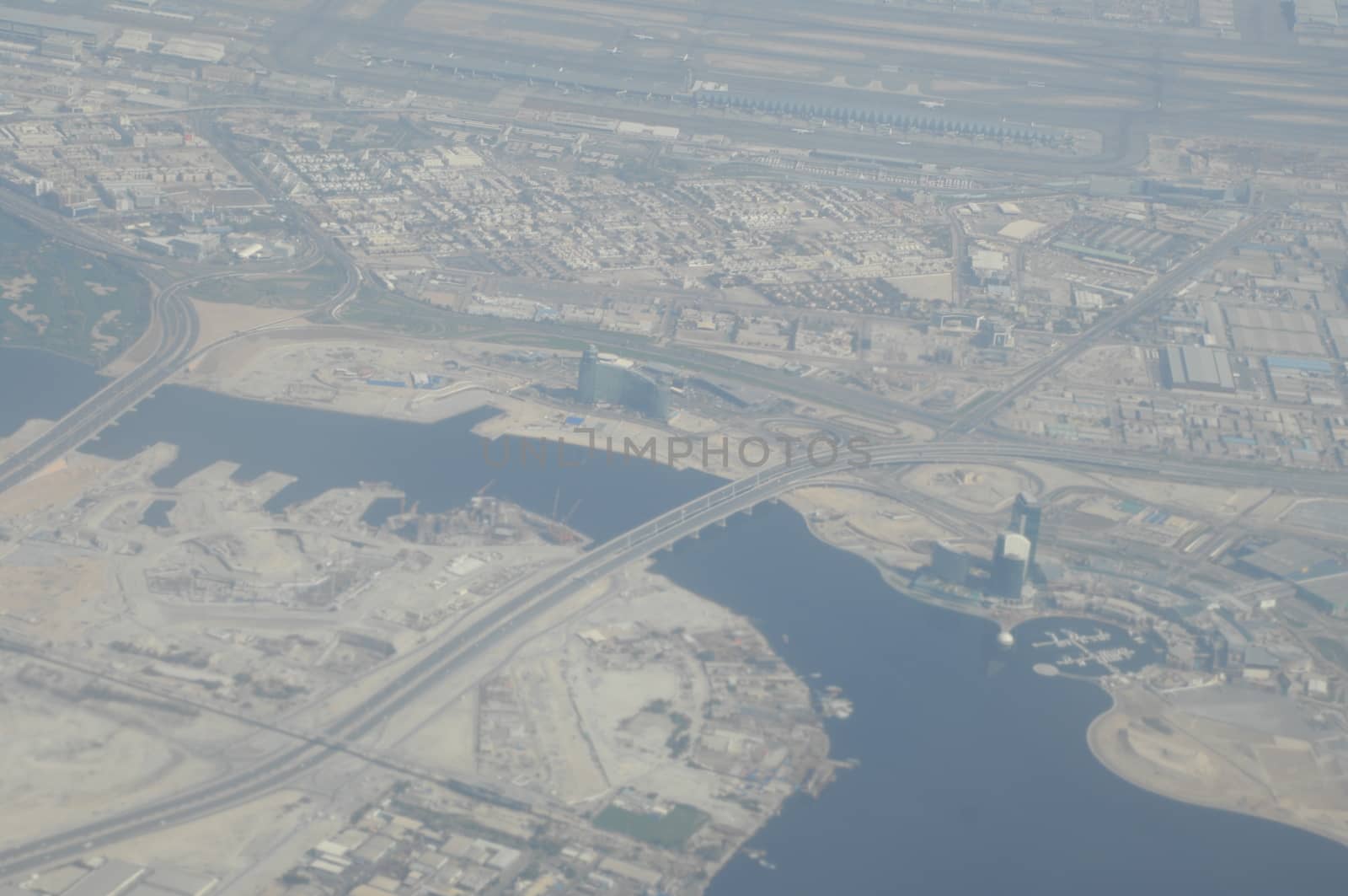 Aerial view of a buildings