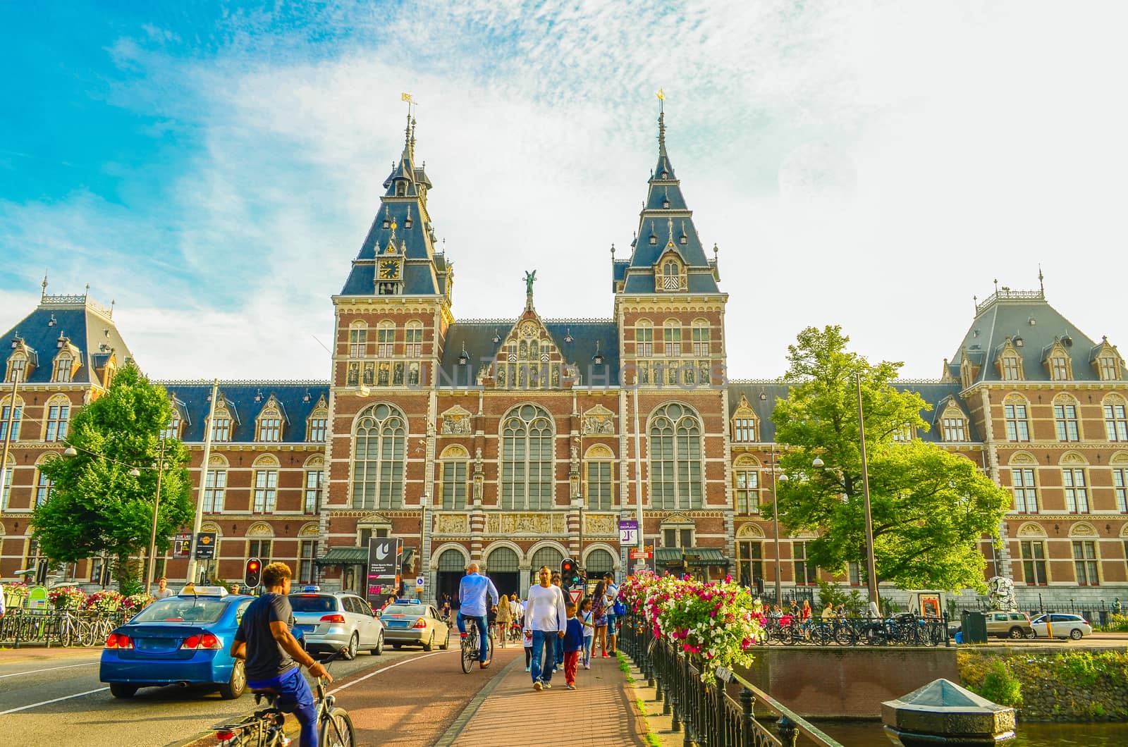 The Rijksmuseum - Dutch national museum in Amsterdam, Nethelands (Holland) by chernobrovin