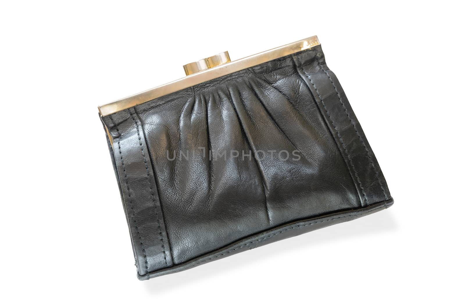 Old Black Leather Wallet by MaxalTamor