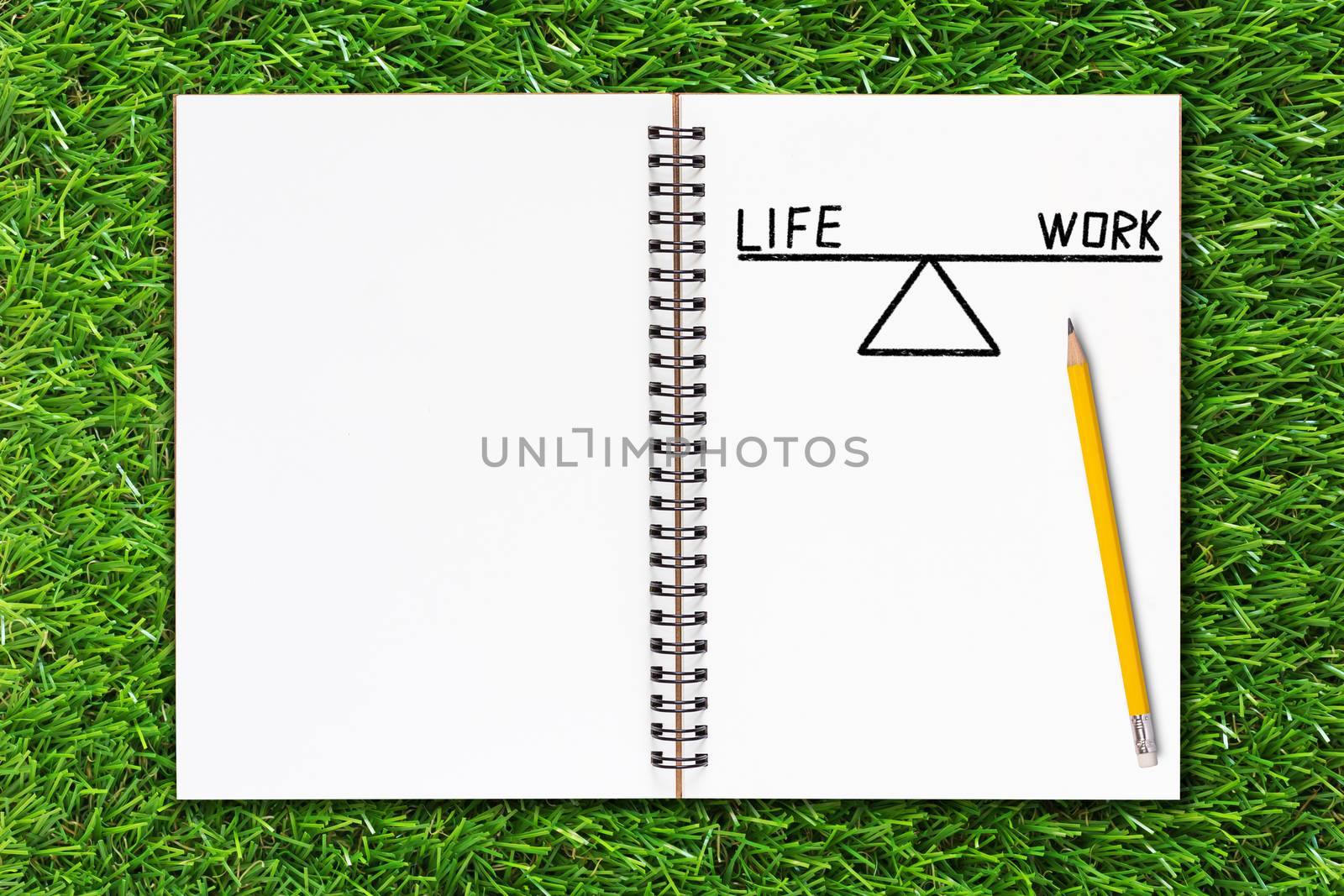 Work life balance concept, business management