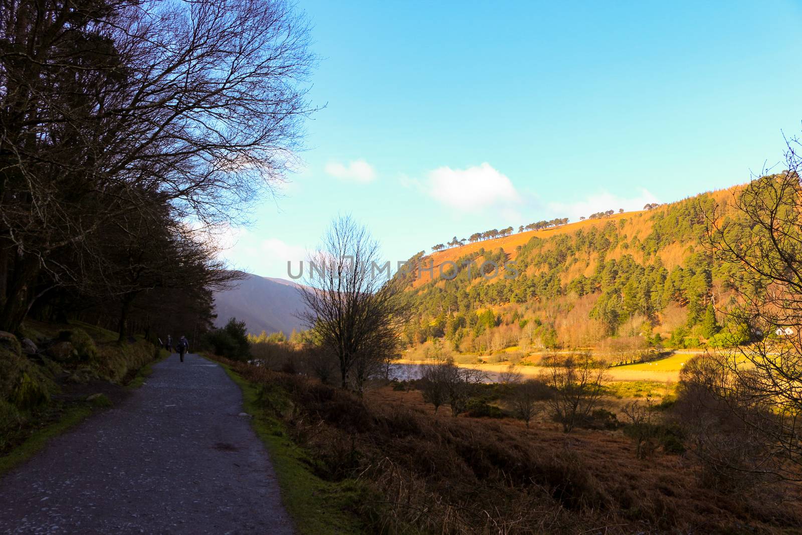 Beautiful Irish Landscape In Wicklow Mountains.