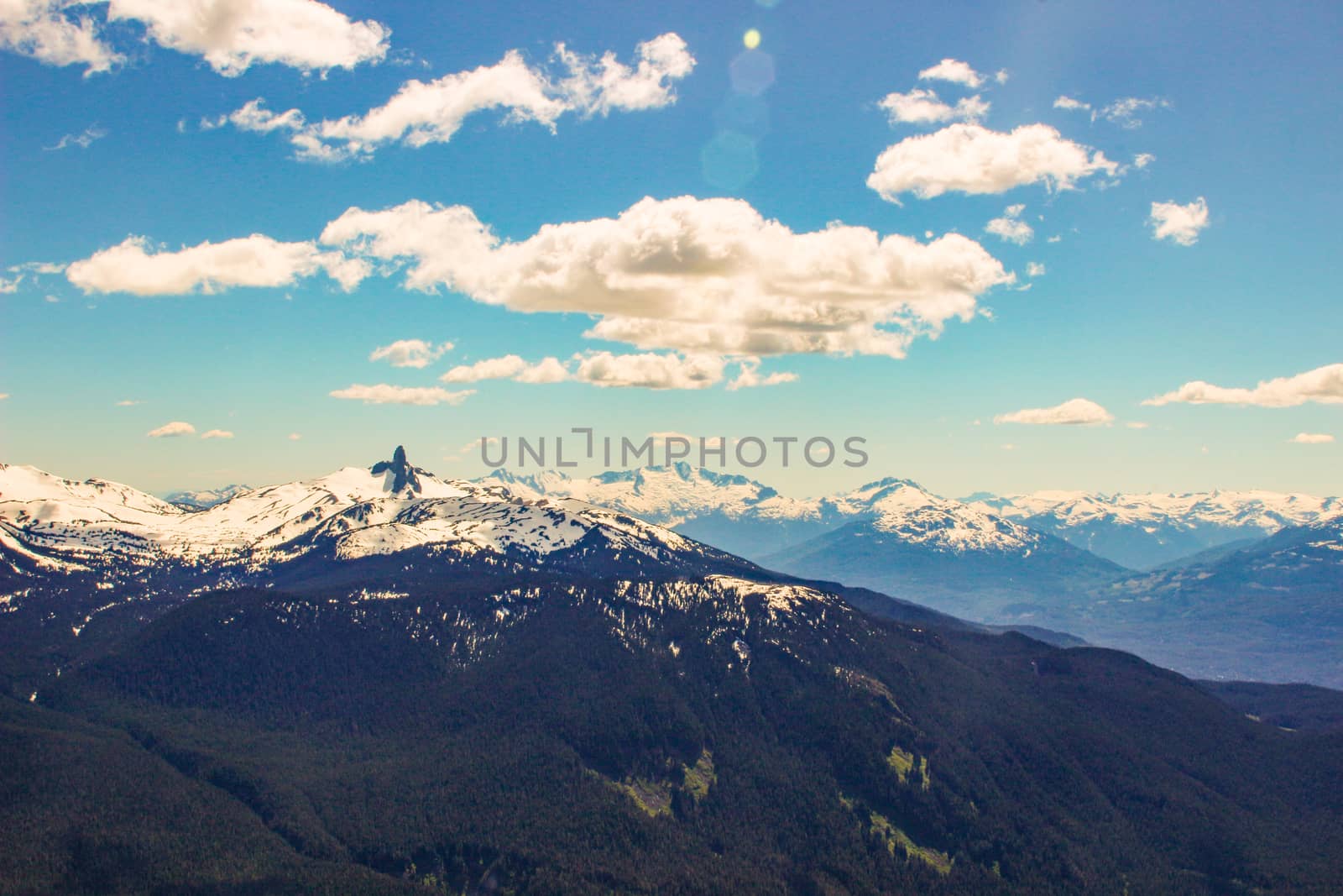 British Columbia mountains. Beautiful British Columbia mountains and river.