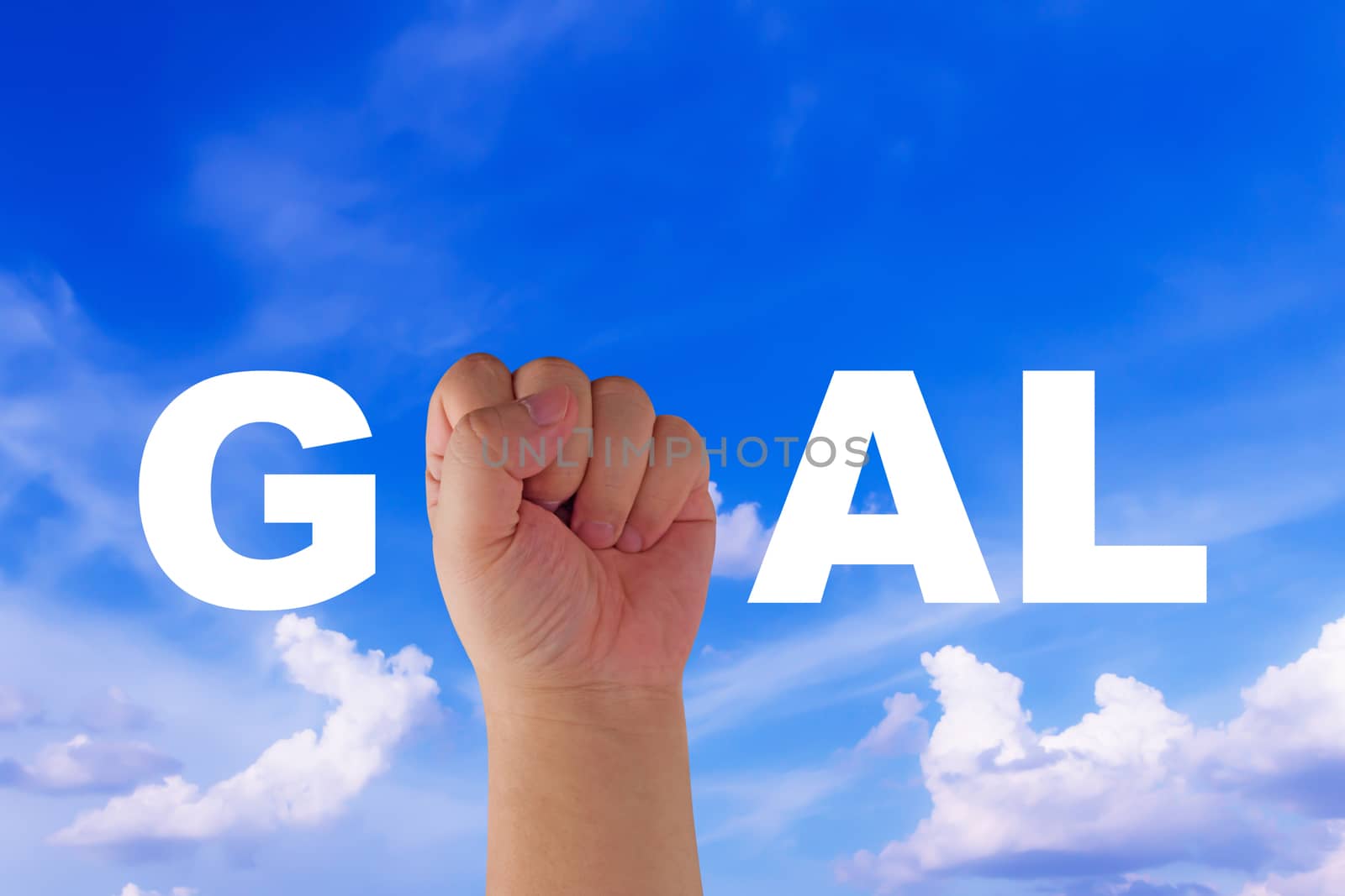 Business target and goal concept, marketing strategy and planning 