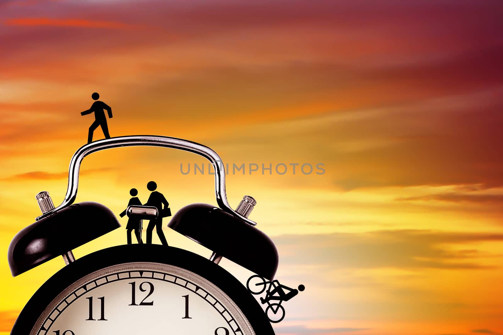 Time management concept, business planning
