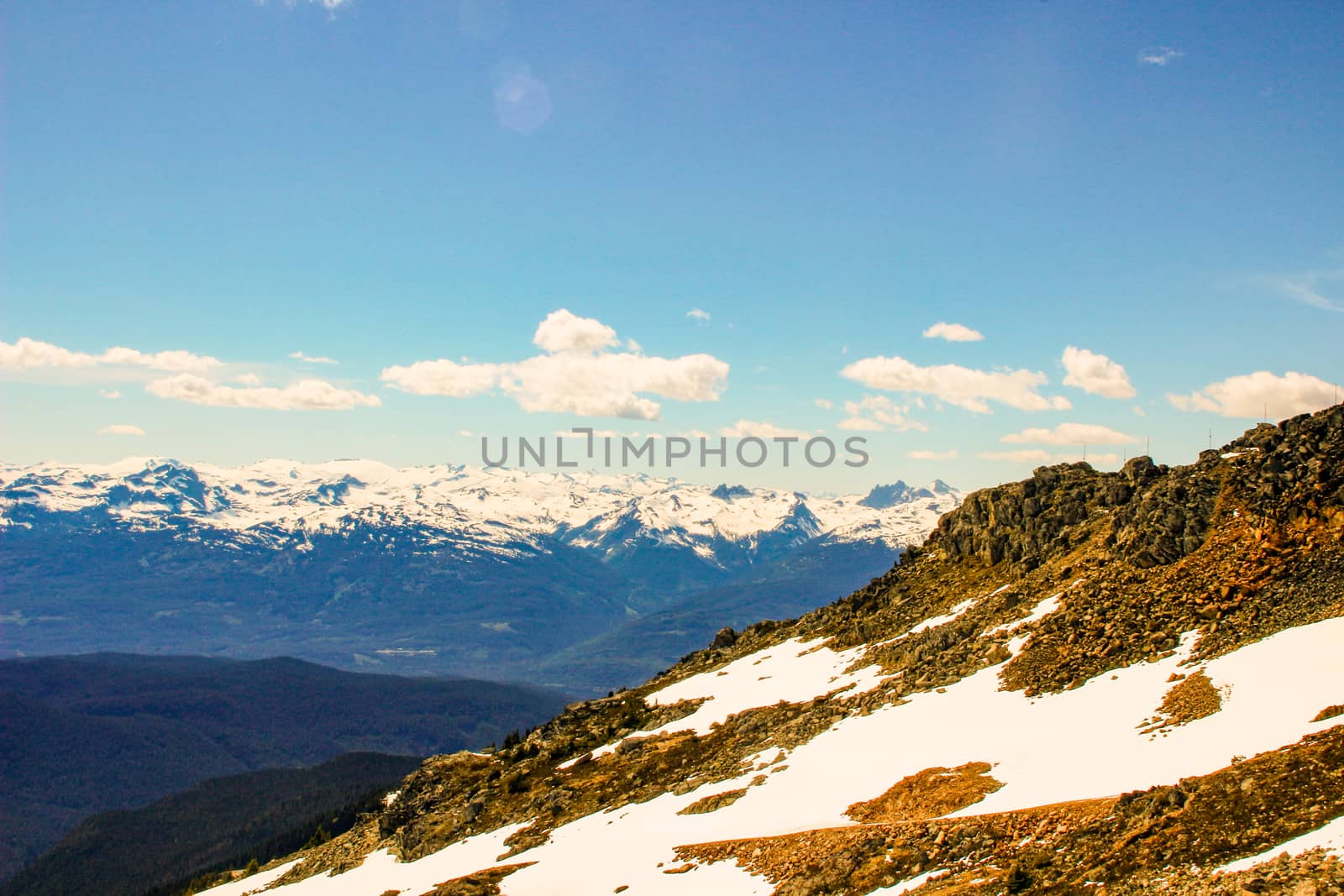 British Columbia mountains. Beautiful British Columbia mountains and river.