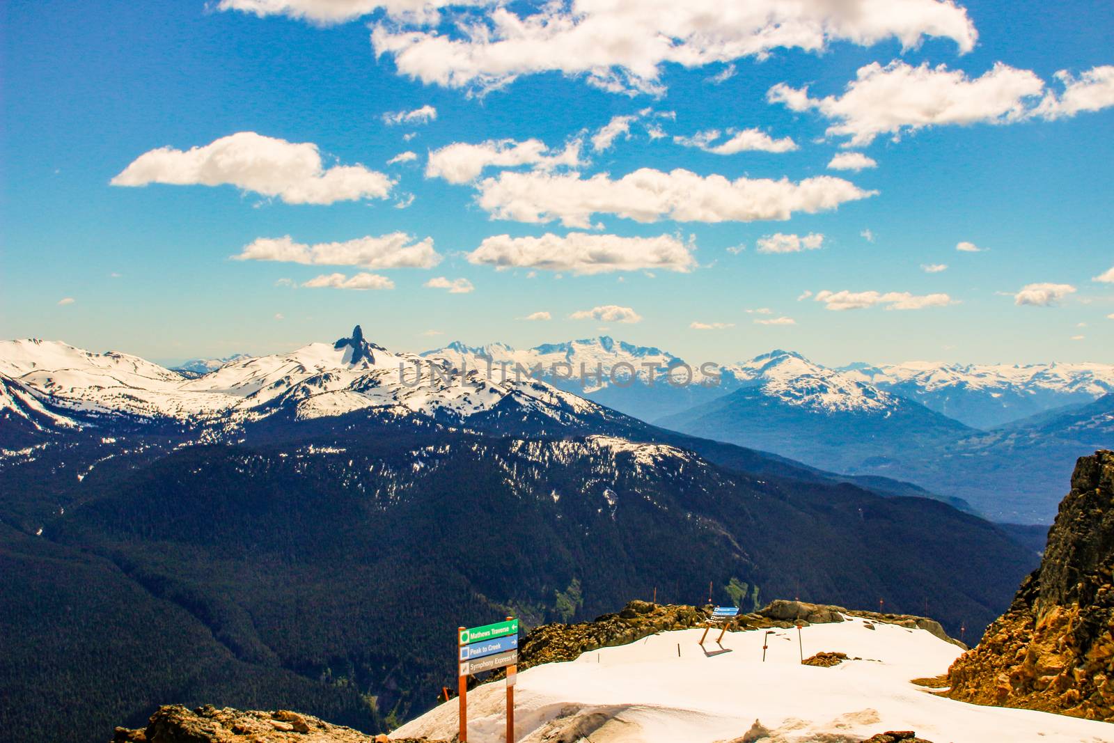 Blackcomb Mountain - Whister, Bc, Canada. Canadian tourism industry