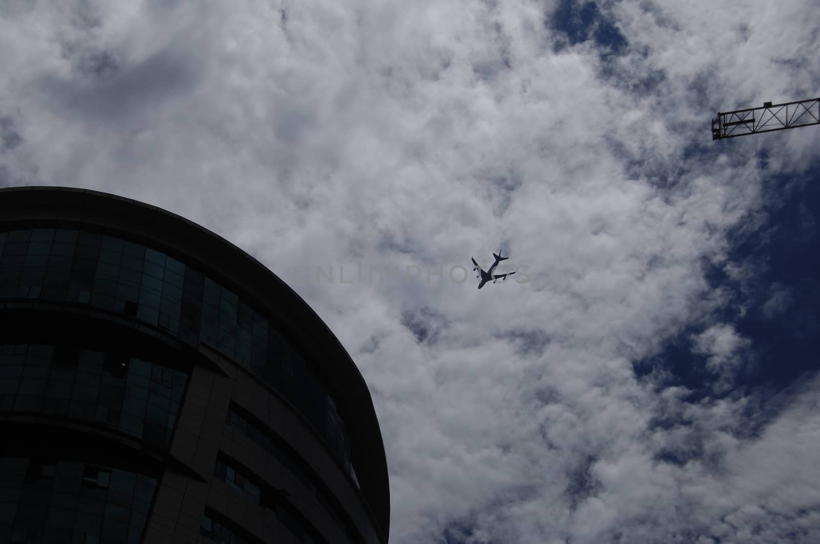 Aircraft Flying Close To Earth