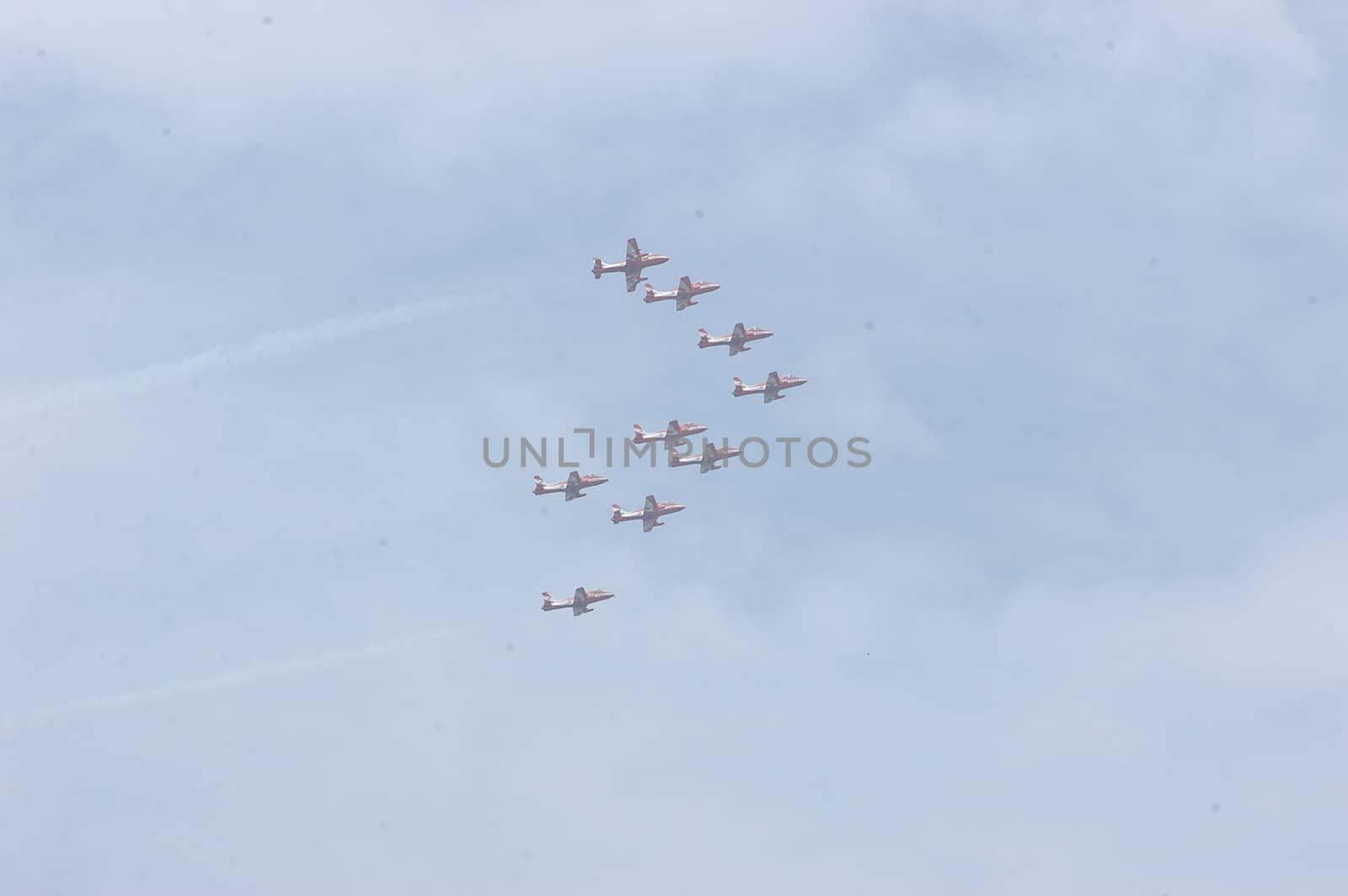 Aircraft Flying Close To Earth