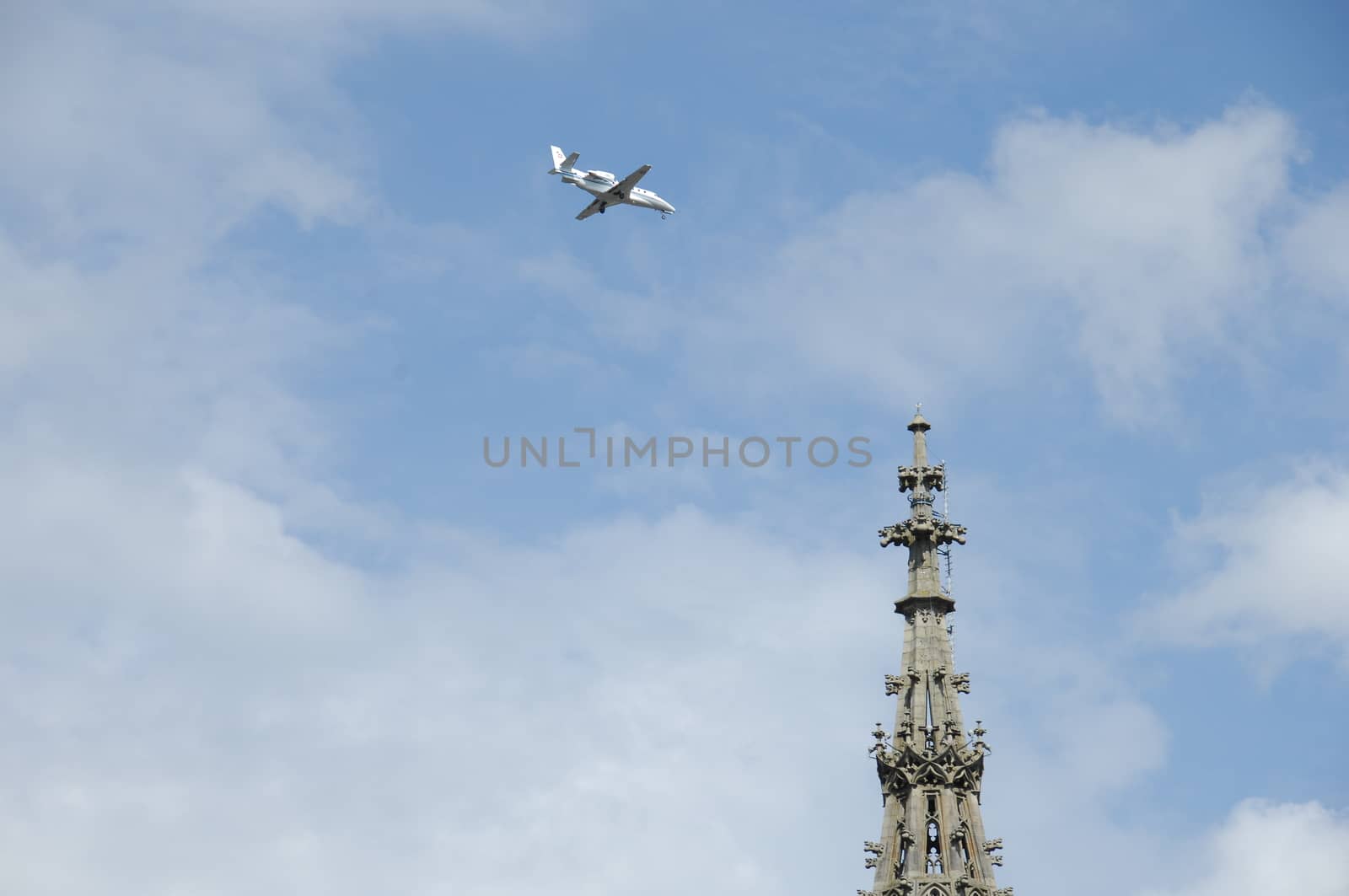 Aircraft Flying Close To Earth