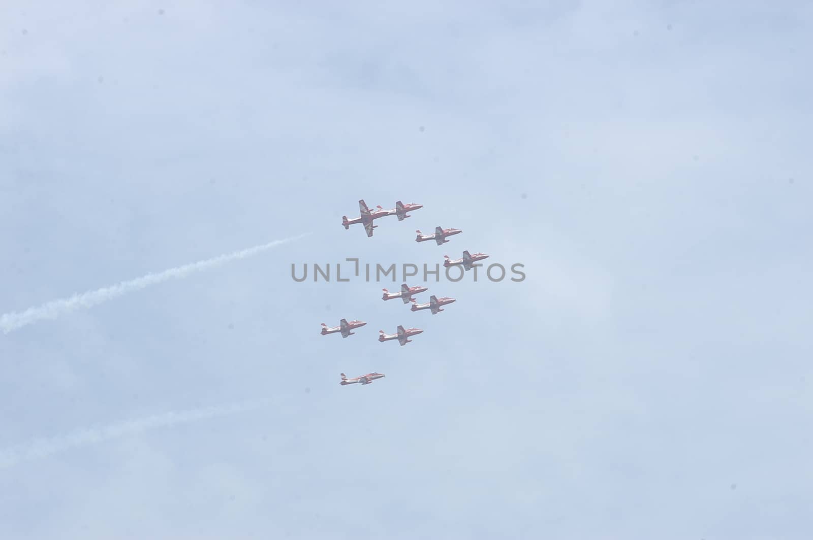 Aircraft Flying Close To Earth