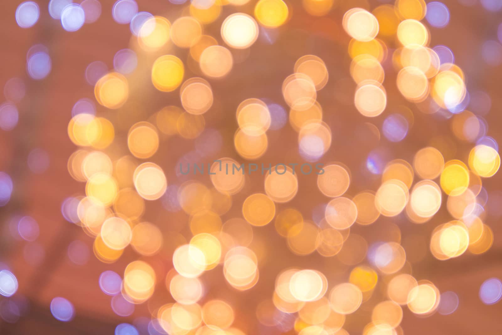 Blur - abstract bokeh circle string lights for background wallpaper