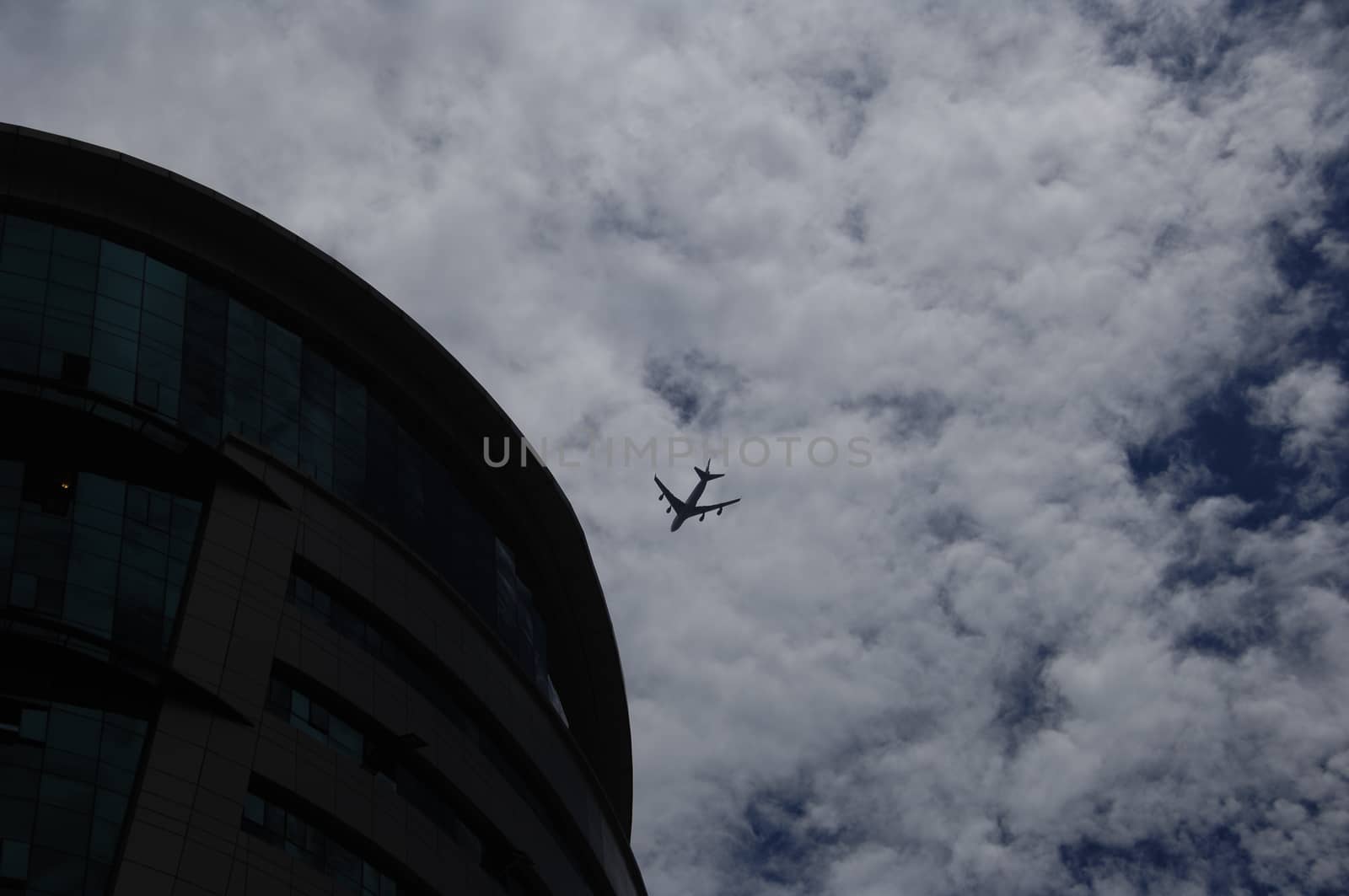 Aircraft Flying Close To Earth