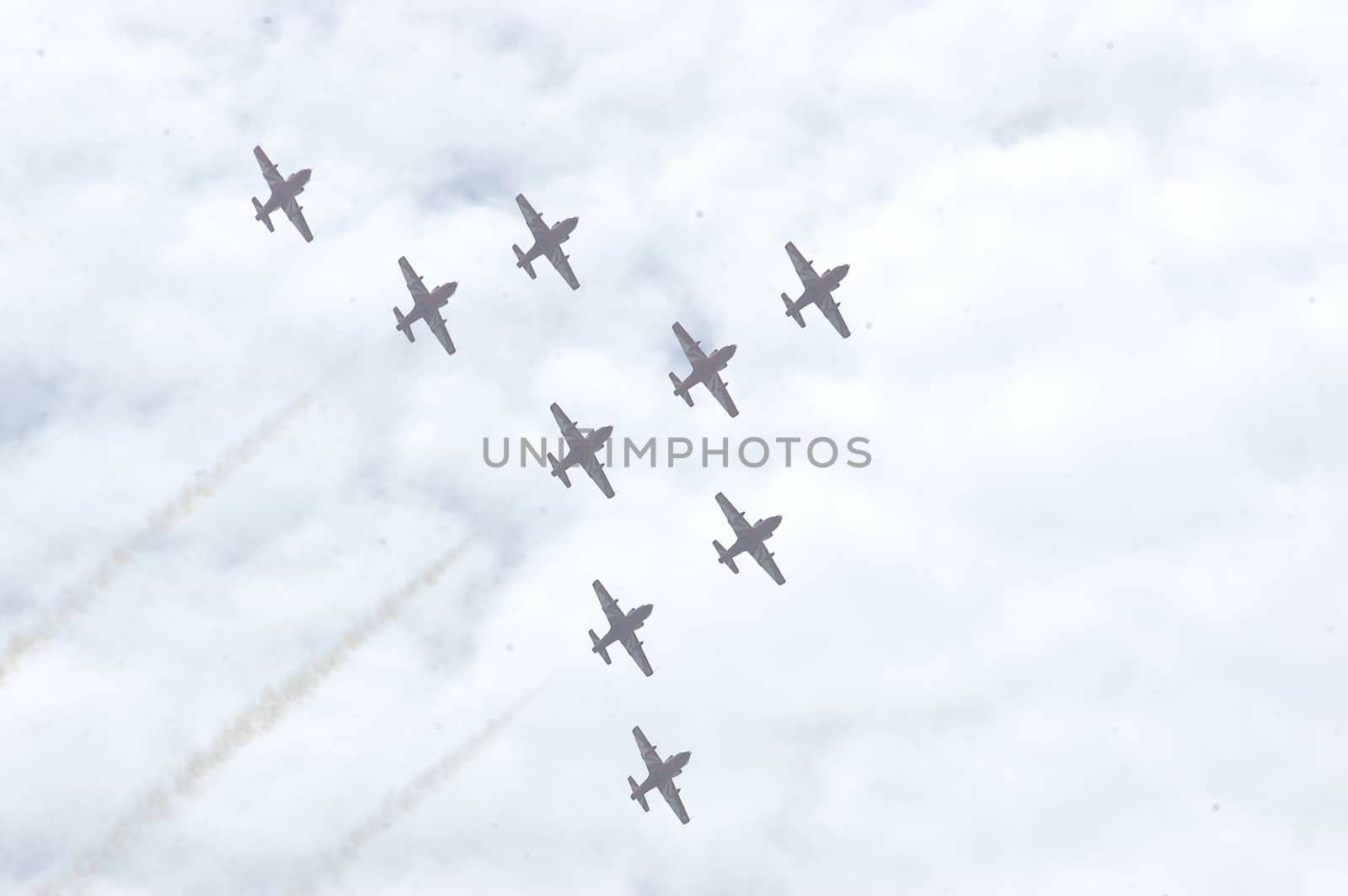 Aircraft Flying Close To Earth