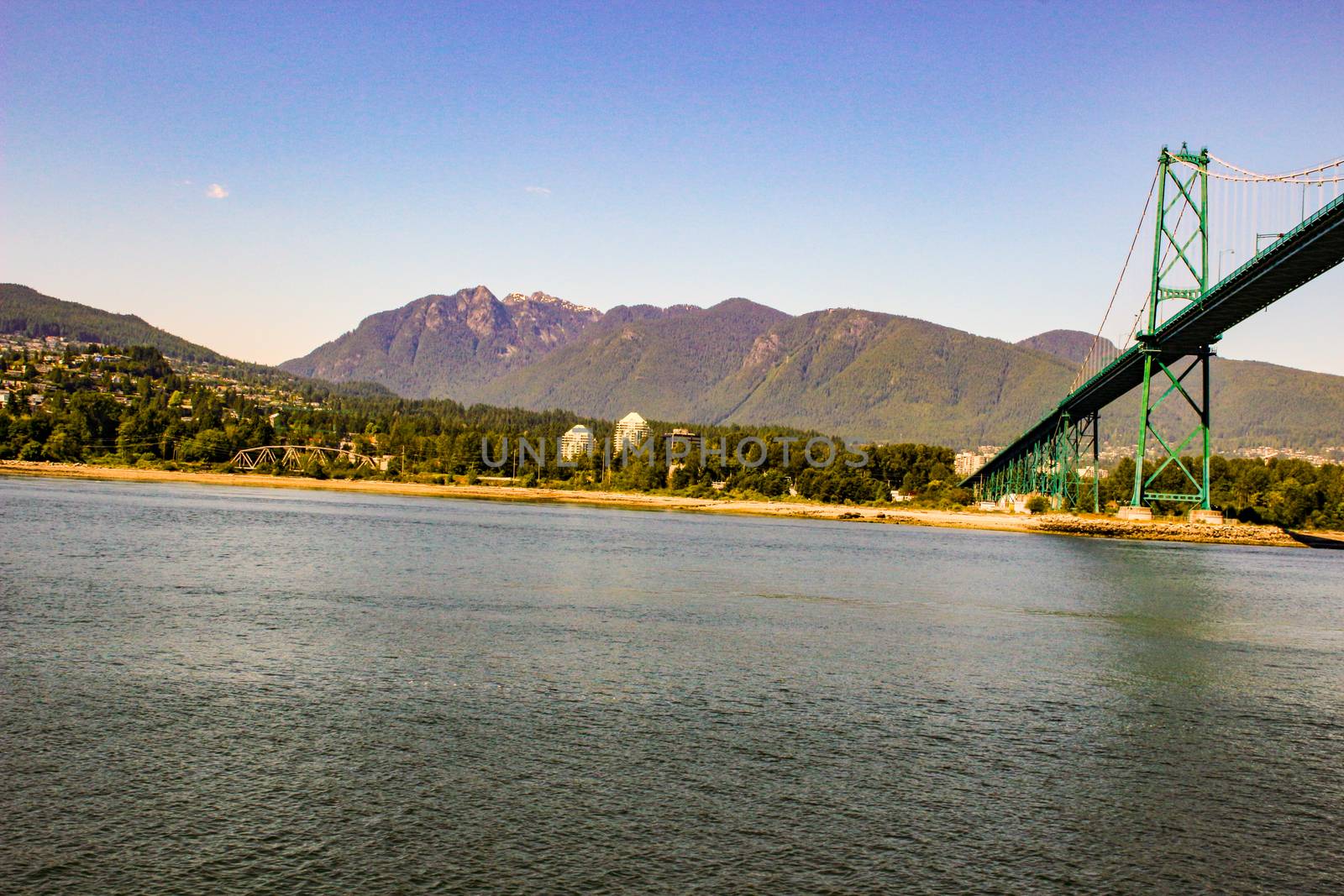 Lions Bridge. In Vancouver in British Columbia, Canada.