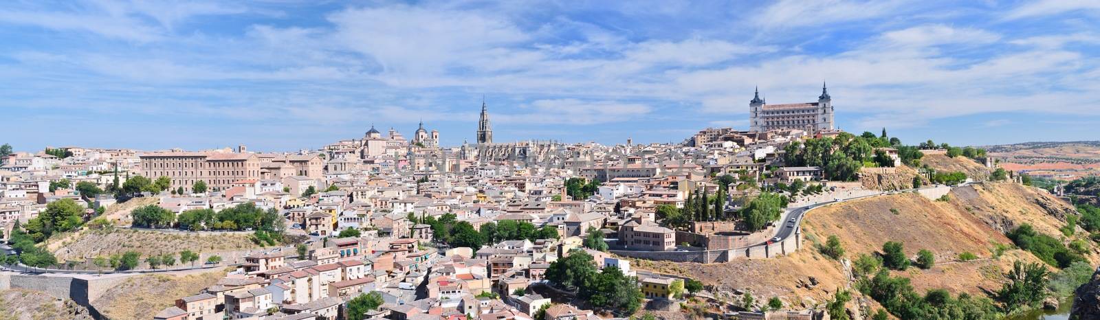 View of Toledo in Spain from the viewpoint of cigarrales.