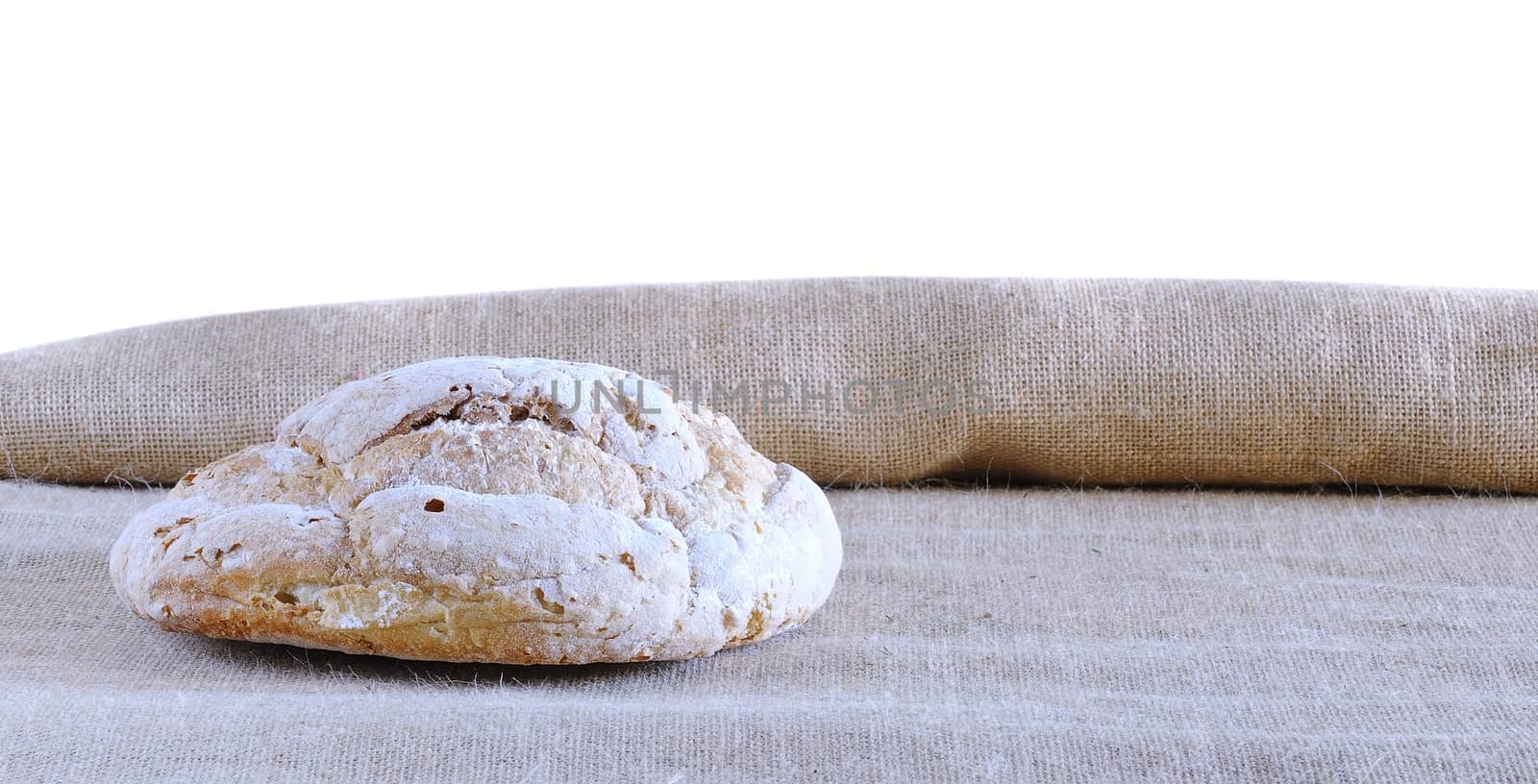 Bread on the table of the bakery.
