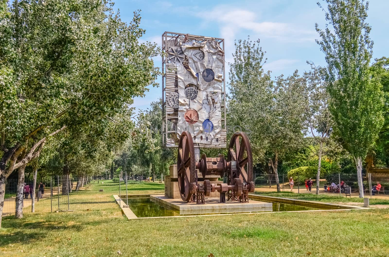 The Monument of Tribute in Parc de la Ciutadella (Citadel Park). Barcelona, Catalonia, Spain by chernobrovin