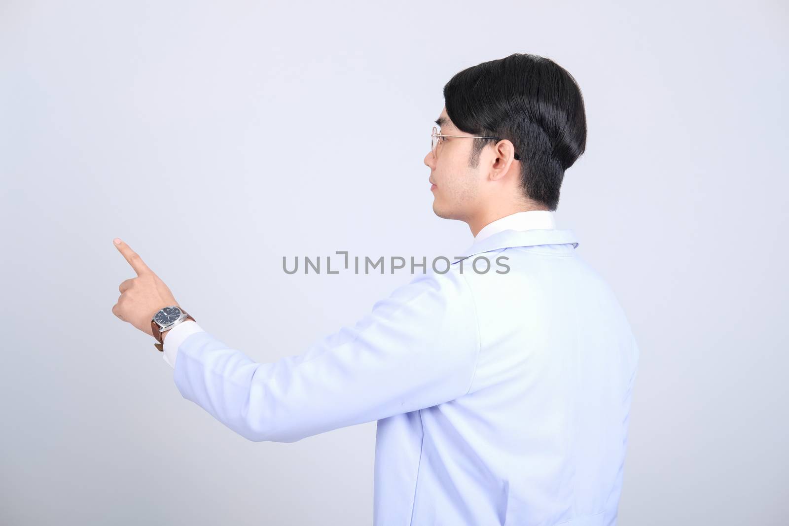 doctor physician practitioner on white background. medical healt by pp99