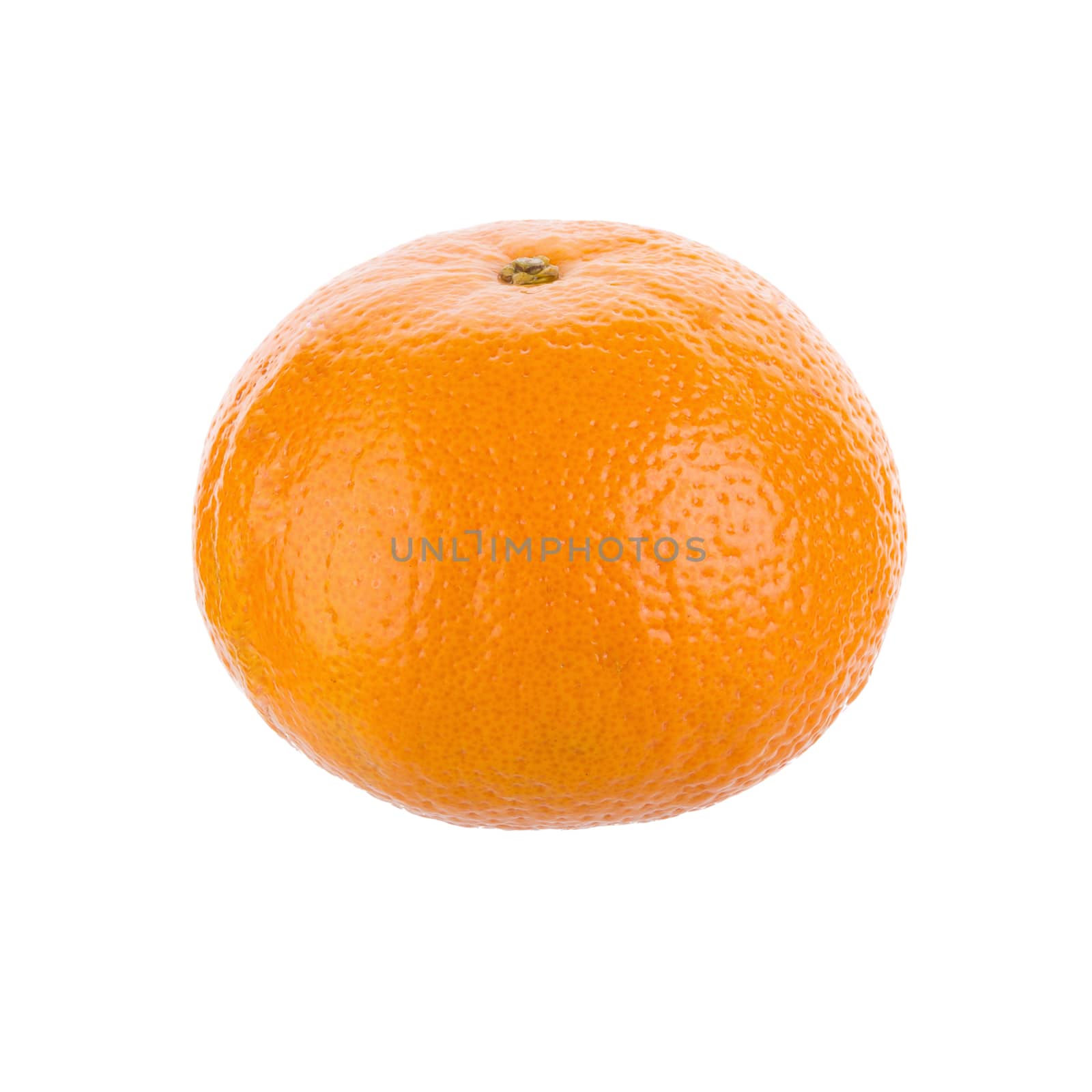 fresh orange fruit isolated on white background.