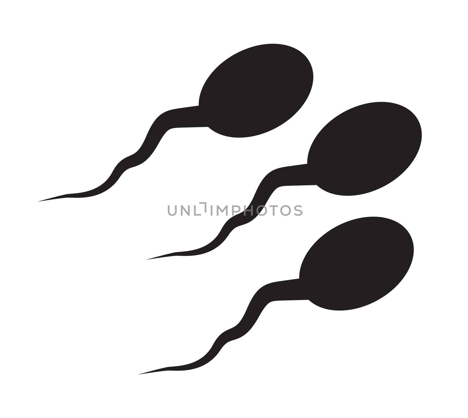 sperm icon on white background. flat style. sperm icon for your web site design, logo, app, UI. Spermatozoa symbol. Spermatozoa sign.