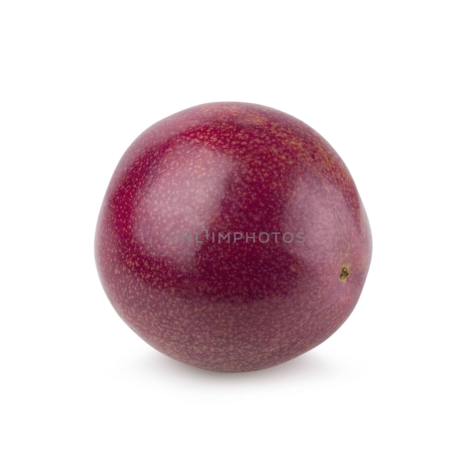 Passion fruit isolated on a white background with clipping path.