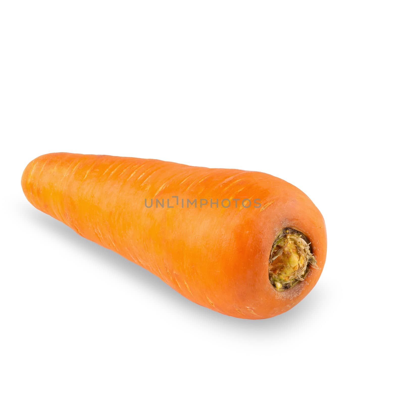 Carrots isolated on white background With clipping path.