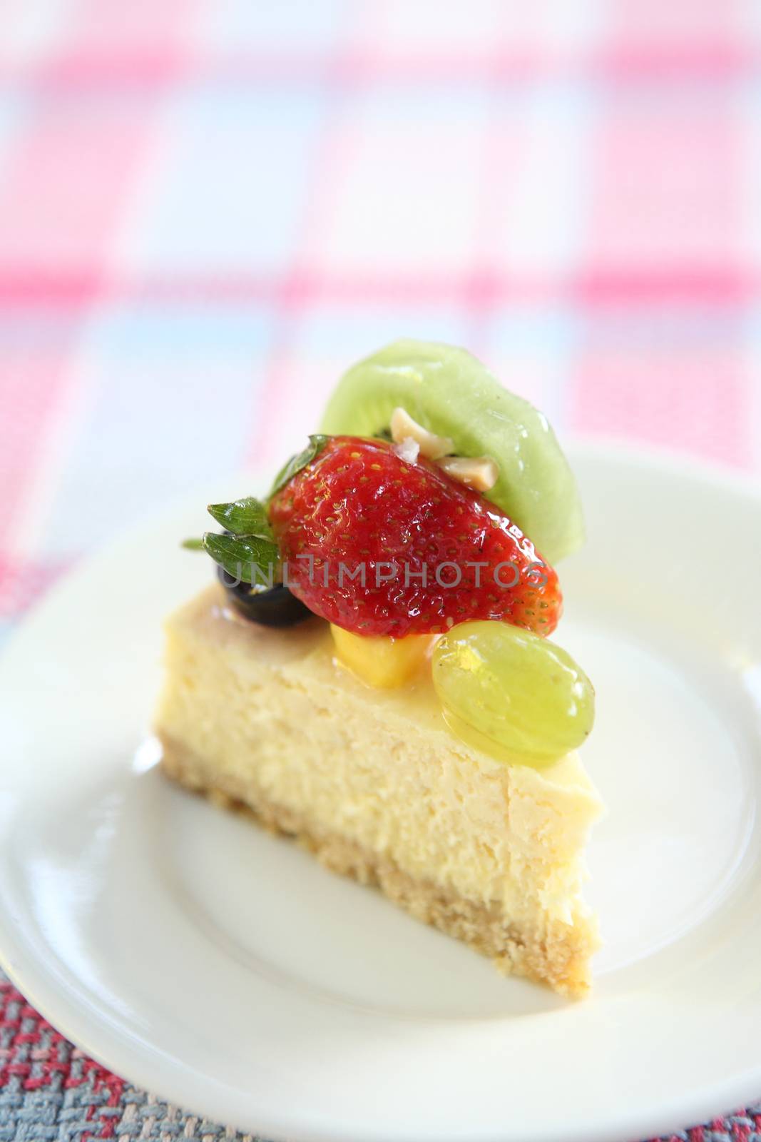 Fruit cheese cake 