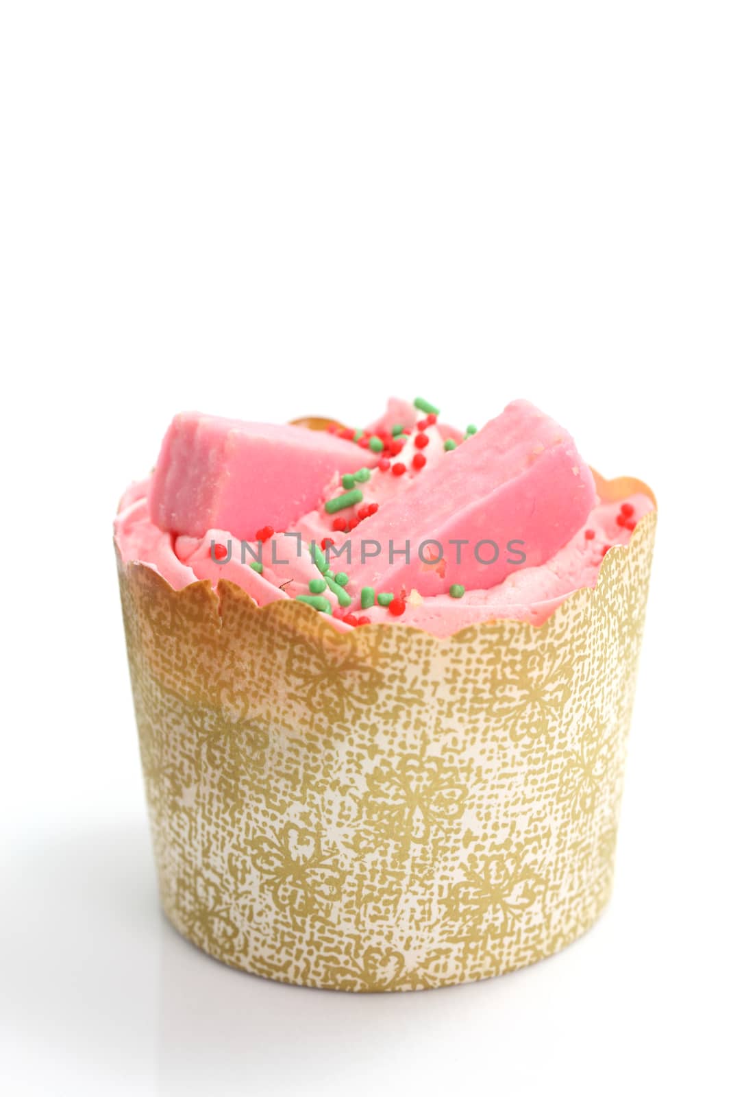 cupcake isolated in white background