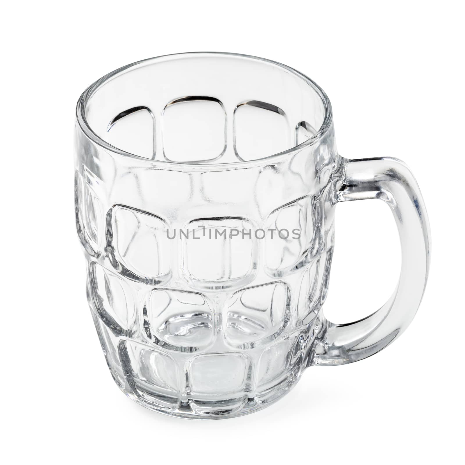 Cocktail glass. Empty beer mug isolated on a white background by kaiskynet