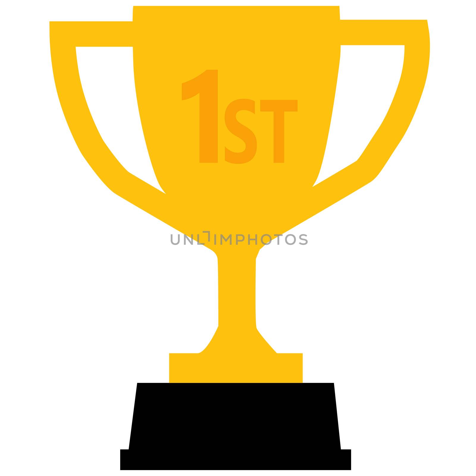 Trophy icon on white background. flat style. Trophy icon for your web site design, logo, app, UI. Trophy cup symbol.