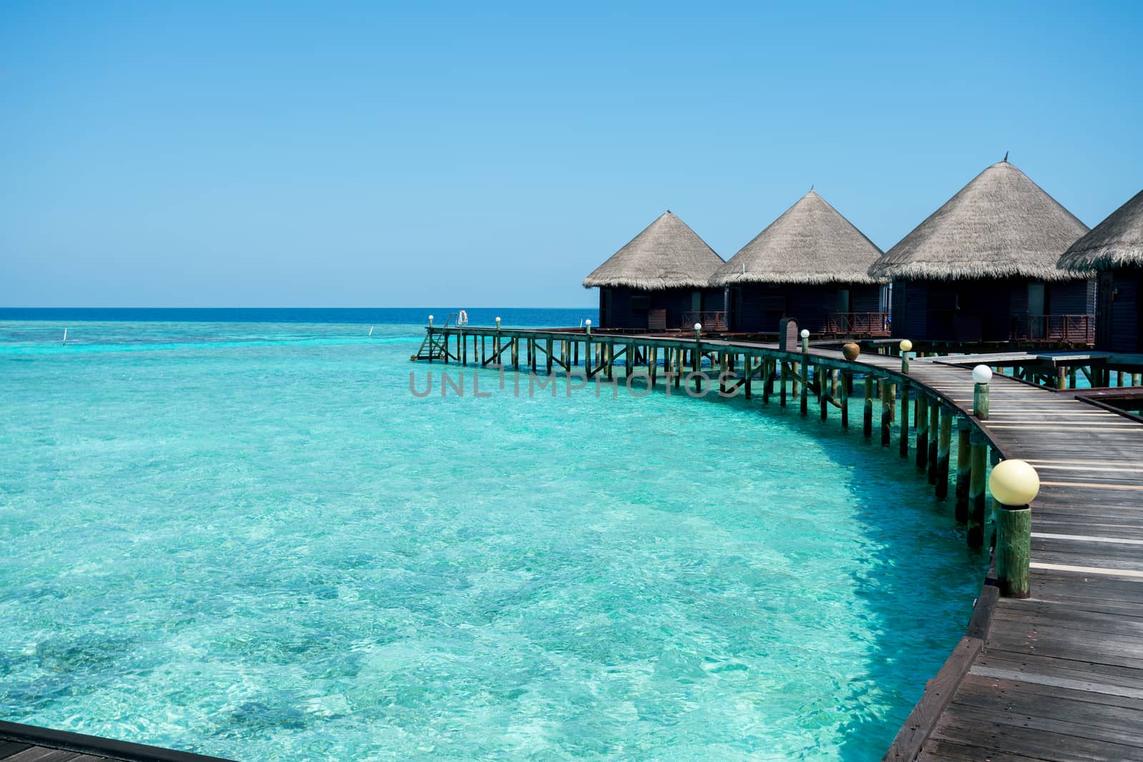 Maldives beach resort – summer vacation