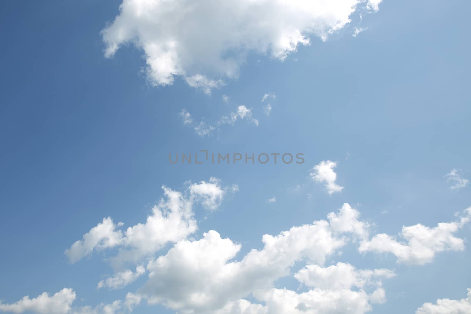 sky with cloud background by piyato